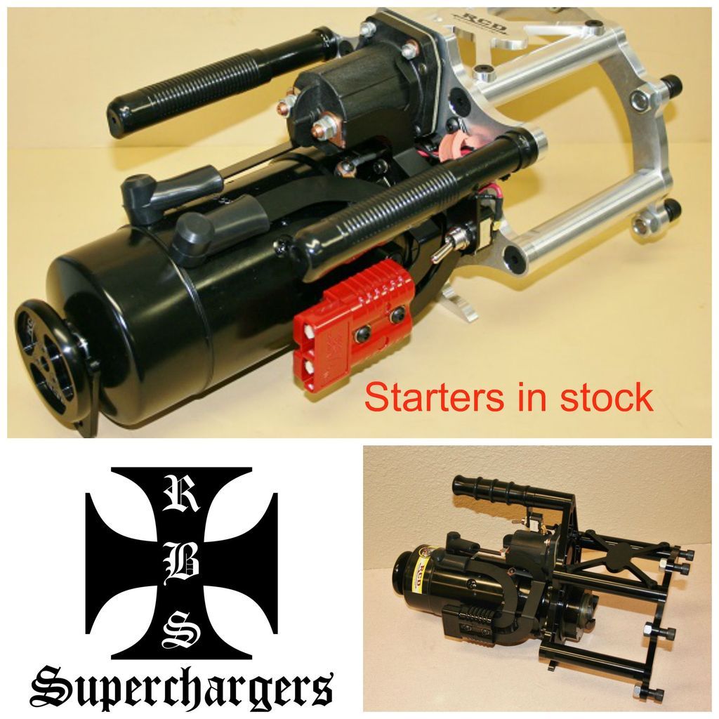 FOR SALE AT RBS SUPERCHARGERS RCD Removable Blower Mount Starters IN STOCK InsideTopAlcohol